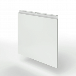 Фасадная металлокассета закрытого типа оцинкованная с порошковым покрытием 0,7x1160х600мм RAL 9018 Папирусно-белый