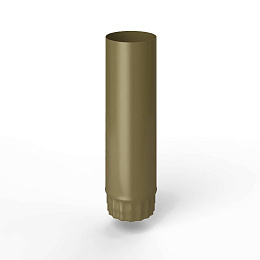 Труба водосточная оцинкованная порошок ф110х1250мм RAL 7008