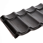 Металлочерепица Монтеррей классик оцинкованная с полимерным покрытием 0.5x1180мм  RAL 9005