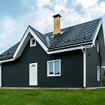 ЭкоБрус 3D 0,345 Grand Line 0,5 Satin Matt с пленкой RAL 7024 мокрый асфальт