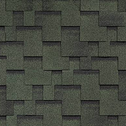 Гибкая черепица Шинглас Финская Аккорд зеленый