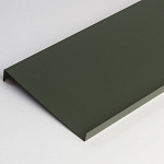 Отлив 0,4 мм RAL 1027 оконный оцинкованный c порошковым покрытием