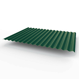 Профнастил С15 (RAL 6005) полиэстер 0,6х1180мм