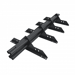 Снегозадержатель трубчатый 3000мм фальц 40x20-1,0-1,0-4 холоднокатанная сталь с порошковым покрытием RAL 7024