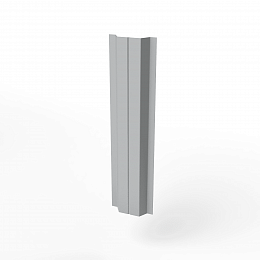 Штакетник оцинкованный с полимерным покрытием  П-образный 0,5х100мм RAL 7004