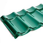 Металлочерепица Монтеррей классик оцинкованная с полимерным покрытием 0.5x1180мм  RAL 6029