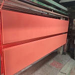 Парапет плоский RAL 3018 полиэстер 1 мм