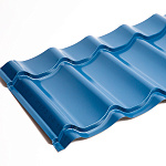 Металлочерепица Монтеррей классик оцинкованная с полимерным покрытием 0.5x1180мм  RAL 5021