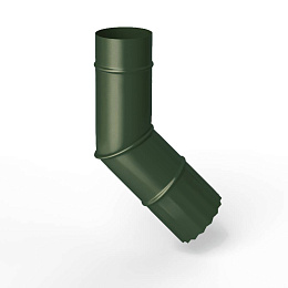 Колено водосточное оцинкованное порошок ф180мм RAL 6020