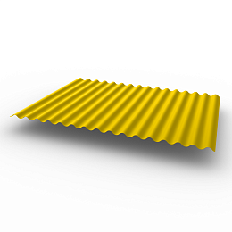 Профнастил С15 (RAL 1021) Полиэстер 0,5х1180мм