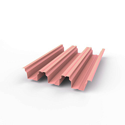 Профнастил Н114 - 0,8х646мм (RAL 3015) оцинкованный, с полимерным покрытием (полиэстер)