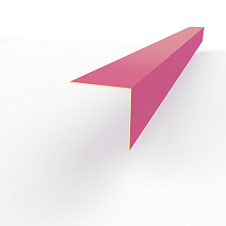 Планка угла внешнего RAL 4003 оцинкованная c порошковым покрытием 0,45мм