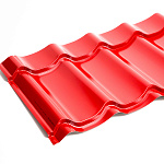 Металлочерепица Монтеррей классик оцинкованная с полимерным покрытием 0.4x1180мм  RAL 3011