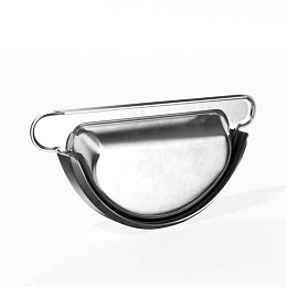 Заглушка желоба водосточного оцинкованная Grand Line Optima ф125мм