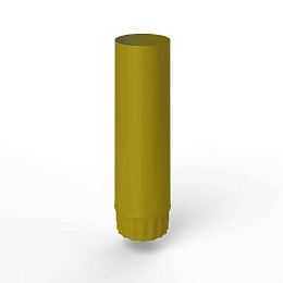 Труба водосточная оцинкованная порошок ф110х1250мм RAL 1027