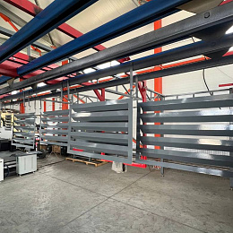 Вентиляционная решетка 900х600 наружная оцинк. порошок 0.45мм все цвета RAL