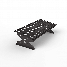 Мостик кровельный переходной универсальный 2480мм оцинкованная сталь с порошковым покрытием RAL 8019