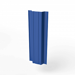 Штакетник прямоугольный оцинкованный с полимерным покрытием 0,45х118мм прямоугольный фигурный RAL 5005