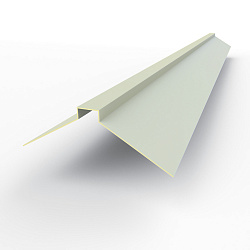 Конек фигурный оцинкованный c порошковым покрытием 0,45мм RAL 7035