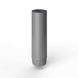 Труба водосточная оцинкованная порошок ф106х1250мм RAL 9022