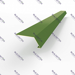 Карнизная планка RAL 6025 оцинкованная c порошковым покрытием 0,45мм