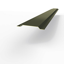 Нащельник RAL 6008 оцинкованный c полимерным покрытием 0,45 мм