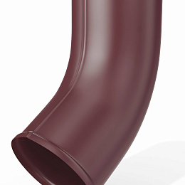 Колено сливное оцинкованное Grand Line Optima ф90мм RAL 9003