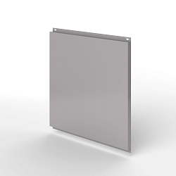 Фасадная металлокассета 1160x1160 открытого типа оцинкованная с порошковым покрытием 0,7мм RAL 7036