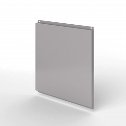 Фасадная металлокассета 1160x1160 открытого типа оцинкованная с порошковым покрытием 0,7мм RAL 7036