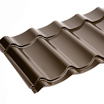 Металлочерепица Монтеррей классик оцинкованная с полимерным покрытием 0.5x1180мм  RR 32