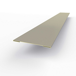 Планка стыковочная RAL 7036 оцинкованная c порошковым покрытием 0,45мм