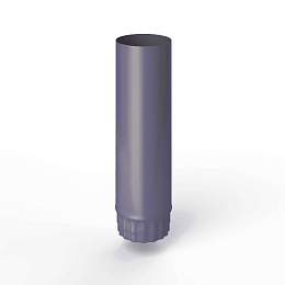 Труба водосточная оцинкованная порошок ф110х1250мм RAL 4012