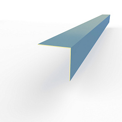 Планка угла внешнего RAL 5024 оцинкованная c порошковым покрытием 0,45мм