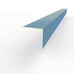 Планка угла внешнего RAL 5024 оцинкованная c порошковым покрытием 0,45мм