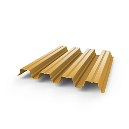 Профнастил Н75 - 0,6 (RAL 1017) с полимерным покрытием (полиэстер)