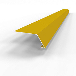 Карнизная планка RAL 1032 оцинкованный c порошковым покрытием 0,45мм