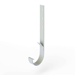 Крепление желоба водосточного короткое c порошковым покрытием ф120x350мм RAL 7035