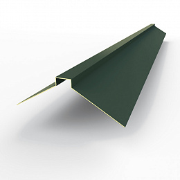 Конек фигурный 0,45 мм RAL 6012 оцинкованный, с порошковым покрытием