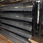 Желоб водосточный оцинкованный порошок ф150х2000мм RAL 7031