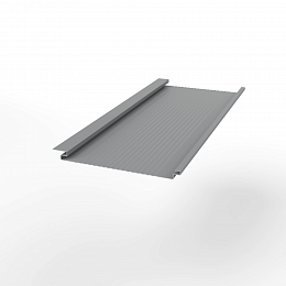 Металлосайдинг Вертикаль gofr оцинкованный с полимерным покрытием 0,45x200мм  RAL 7004