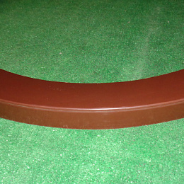 Парапет радиусный 1,2 мм (RAL 8017) полиэстер