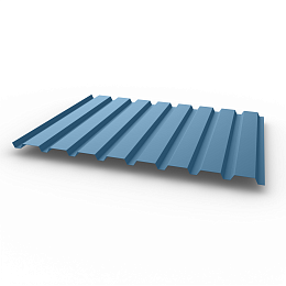 Профнастил С20 - 0,35х1150мм (RAL 5024) оцинкованный, с полимерным покрытием (Полиэстер)