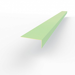 Лобовая планка (RAL 6019) оцинкованная, с порошковым покрытием 0,45 мм