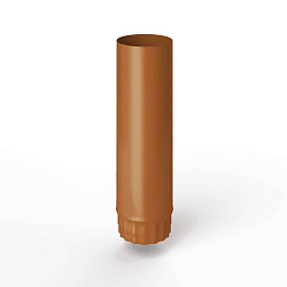 Труба водосточная оцинкованная порошок ф130х1250мм RAL 8023