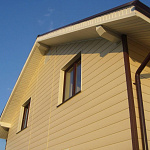 Металлосайдинг Вертикаль gofr оцинкованный с полимерным покрытием 0,45x200мм  RAL 1015