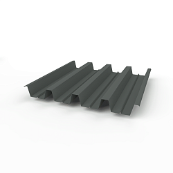 Профнастил Н60 (RAL 7043) 0,5х845мм оцинкованный, с полимерным покрытием (Полиэстер)