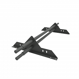 Снегозадержатель трубчатый плоскоовальный 3000мм универсальный 25-1,0-1,5-4 оцинкованная сталь с порошковым покрытием RAL 7005