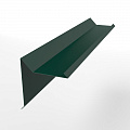 Планка ветровая 0,45 мм (RAL 6005) двойная завальцовкая, с порошковым покрытием