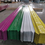 Штакетник прямоугольный оцинкованный с полимерным покрытием 0,5х118мм прямоугольный фигурный RAL 1014