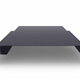 Линеарная панель оцинкованная с полимерным покрытием О-Г-24хС/20 0,7х347мм RAL 7024